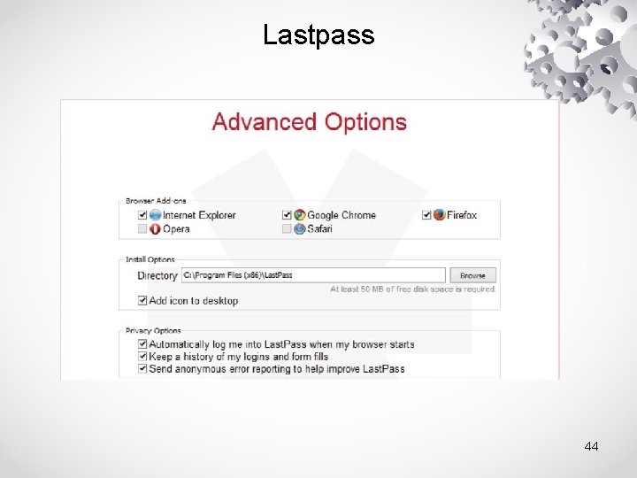 Lastpass 44 