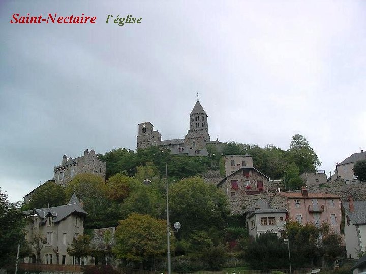 Saint-Nectaire l’église 