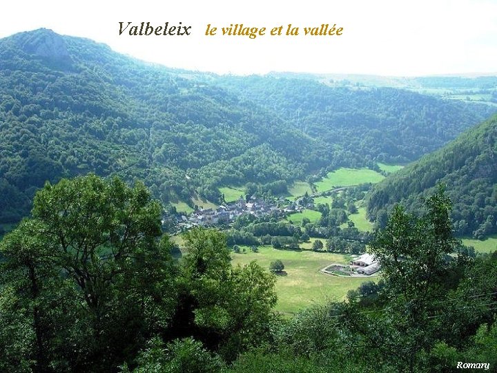 Valbeleix le village et la vallée 