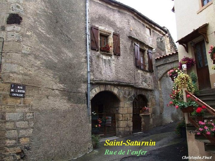 Saint-Saturnin Rue de l’enfer 