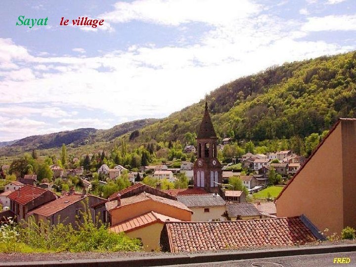 Sayat le village 