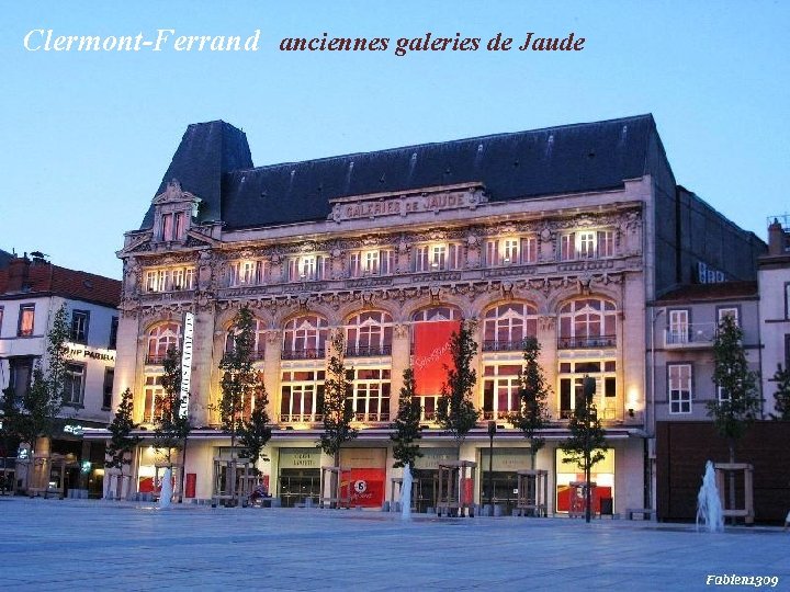 Clermont-Ferrand anciennes galeries de Jaude 