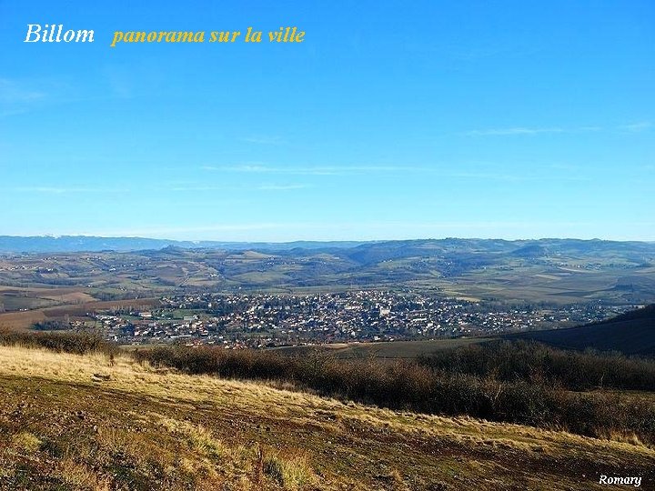 Billom panorama sur la ville 
