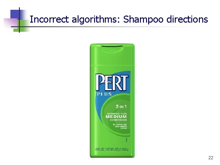 Incorrect algorithms: Shampoo directions 22 