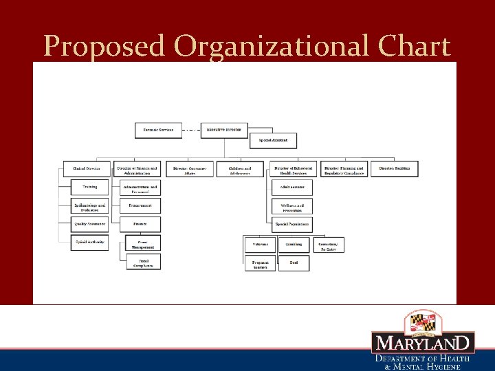 Proposed Organizational Chart 