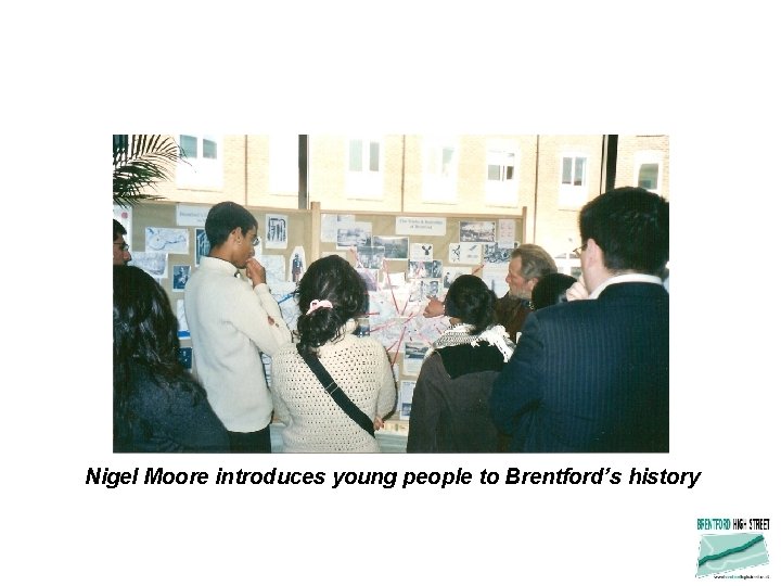 Nigel Moore introduces young people to Brentford’s history 