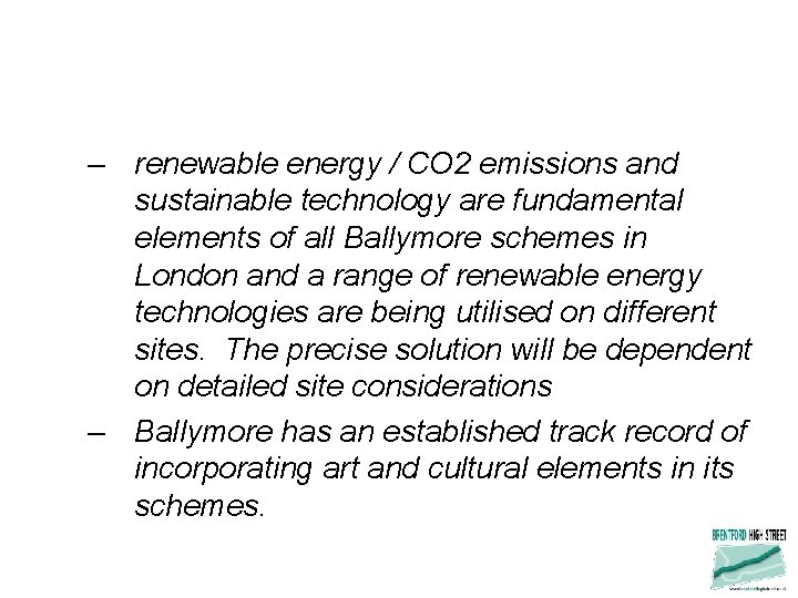 – renewable energy / CO 2 emissions and sustainable technology are fundamental elements of