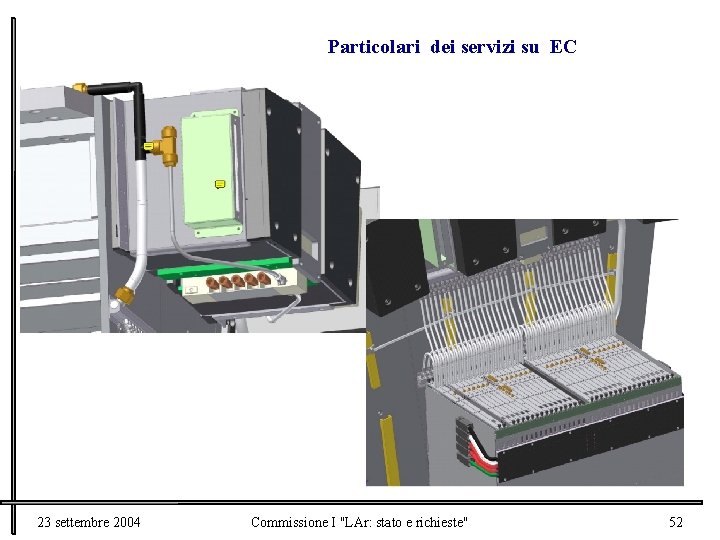 Particolari dei servizi su EC 23 settembre 2004 Commissione I "LAr: stato e richieste"