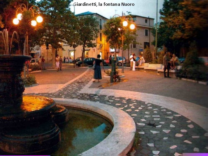 Giardinetti, la fontana Nuoro 