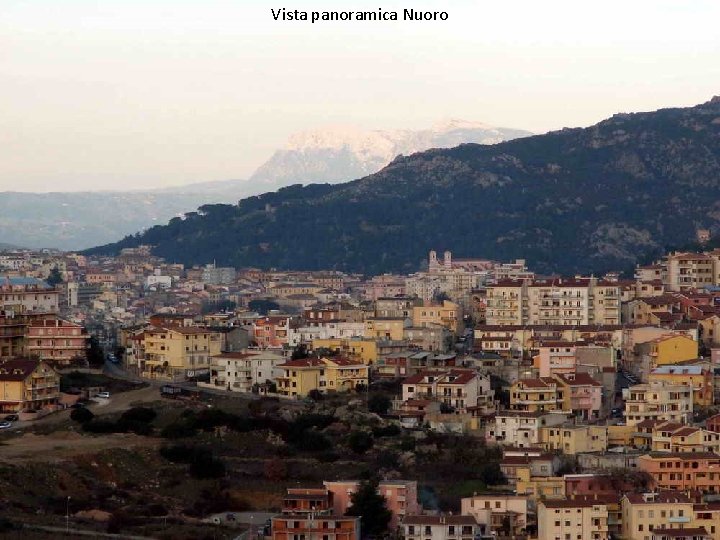 Vista panoramica Nuoro 