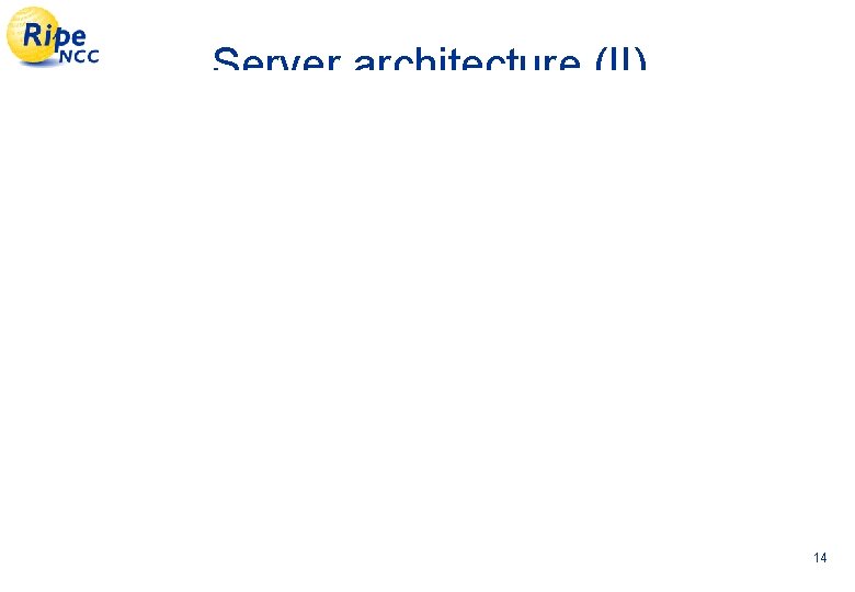 Server architecture (II) Andrei Robachevsky . 13 th APNIC Open Policy Meeting, March 2002,