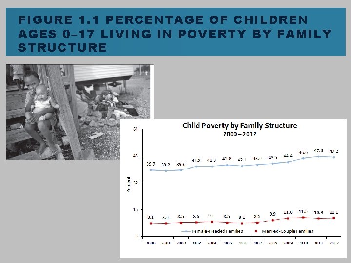 FIGURE 1. 1 PERCENTAGE OF CHILDREN AGES 0– 17 LIVING IN POVERTY BY FAMILY