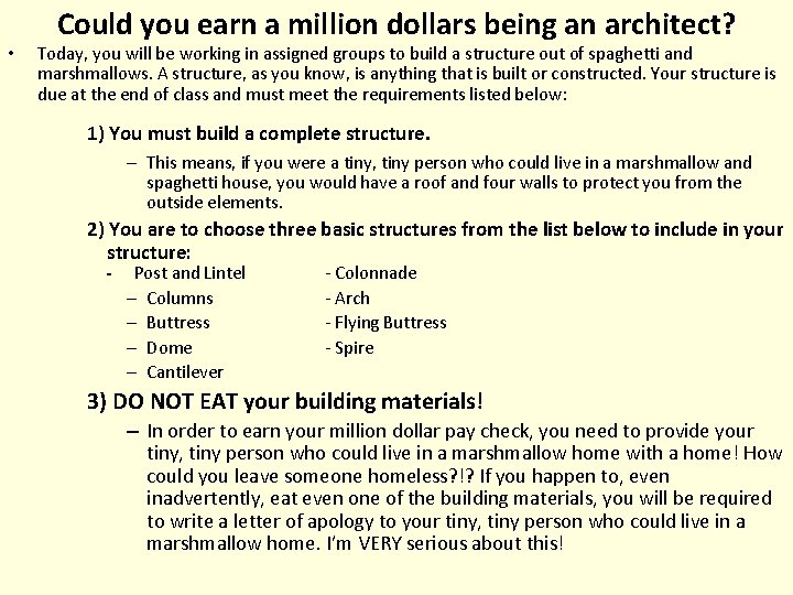 • Could you earn a million dollars being an architect? Today, you will