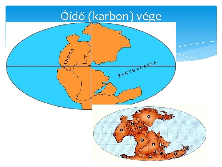 Óidő (karbon) vége 