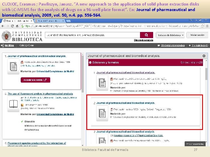 CUDJOE, Erasmus ; Pawliszyn, Janusz. “A new approach to the application of solid phase