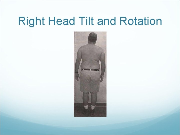 Right Head Tilt and Rotation 