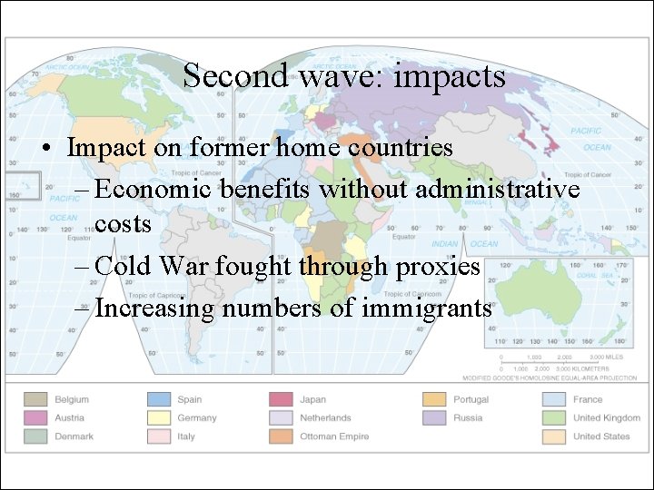 Second wave: impacts • Impact on former home countries – Economic benefits without administrative