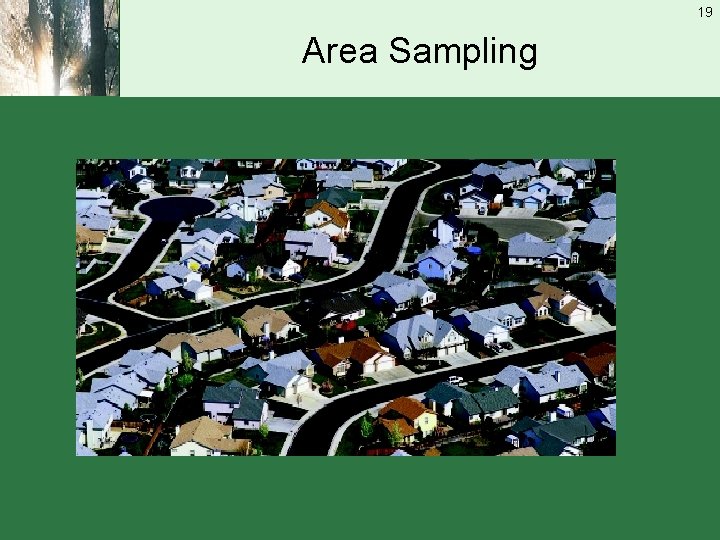 19 Area Sampling 