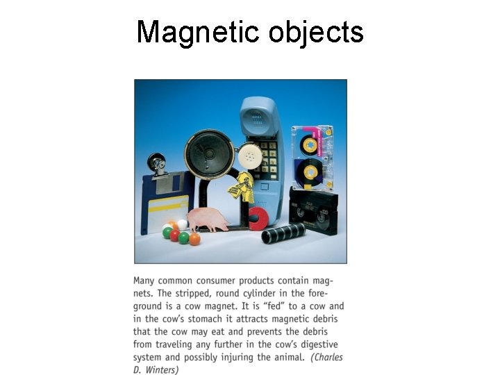 Magnetic objects 