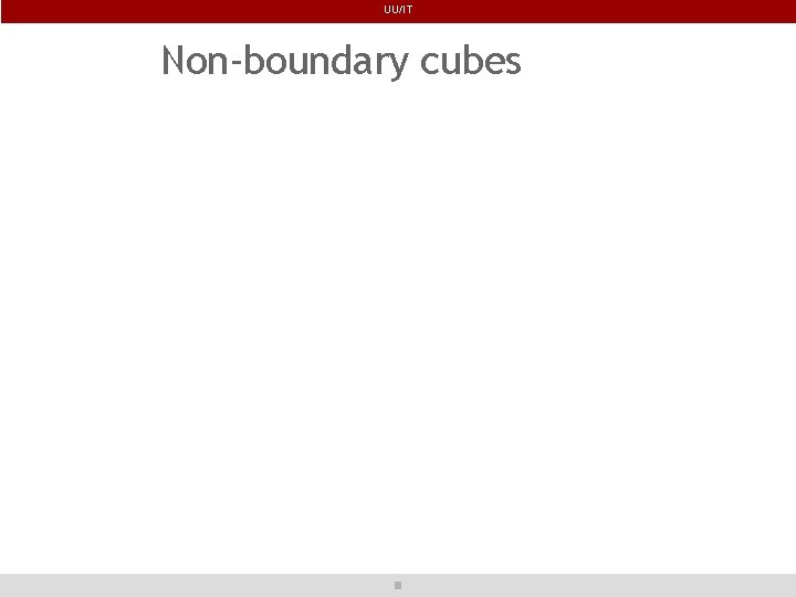 UU/IT Non-boundary cubes 