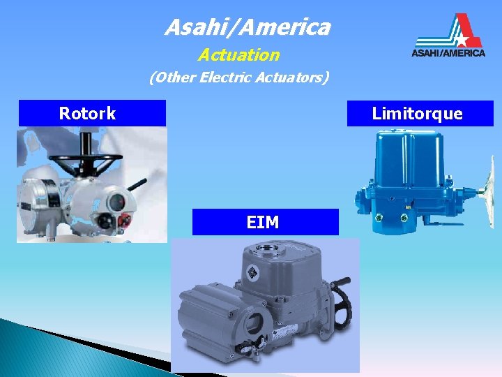 Asahi/America Actuation (Other Electric Actuators) Rotork Limitorque EIM 