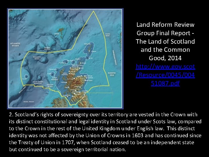 Land Reform Review Group Final Report - The Land of Scotland the Common Good,