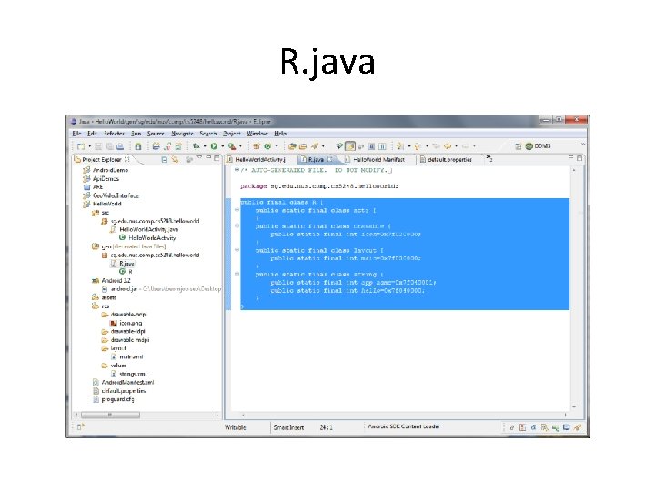 R. java 