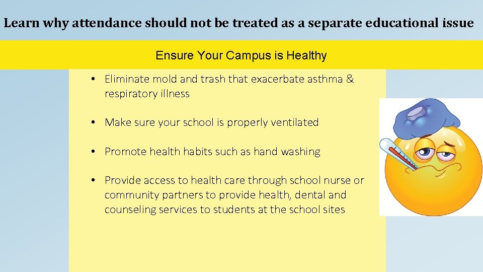 Learn why attendance should not be treated as a separate educational issue Ensure Your