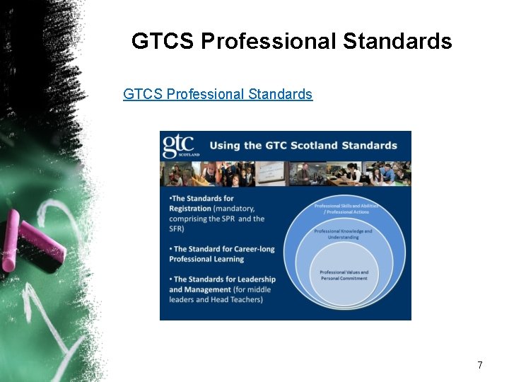 GTCS Professional Standards 7 