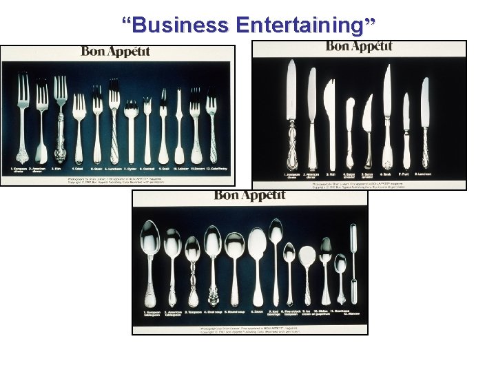 “Business Entertaining” 