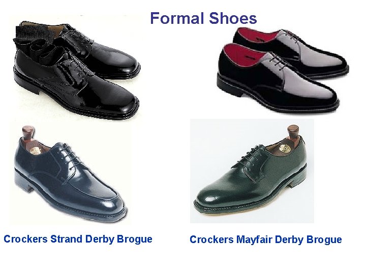 Formal Shoes Crockers Strand Derby Brogue Crockers Mayfair Derby Brogue 