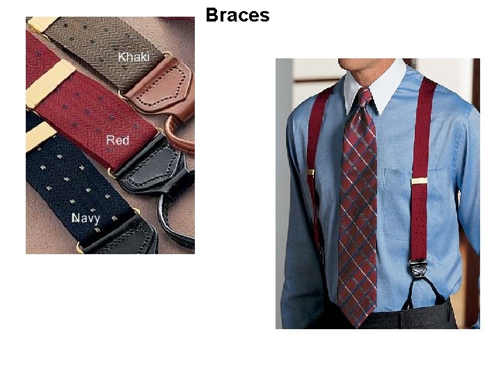 Braces Contrast Stitch Belt Traveler Reversible Belt 