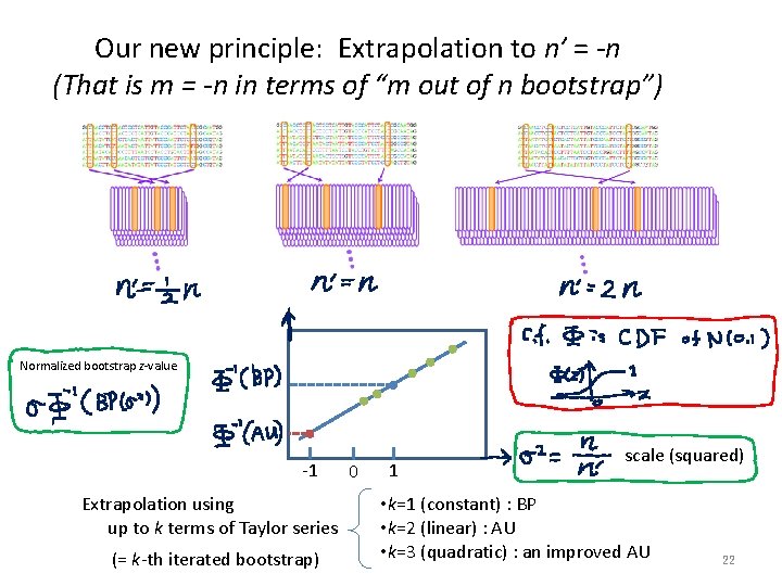 Our new principle: Extrapolation to n’ = -n (That is m = -n in