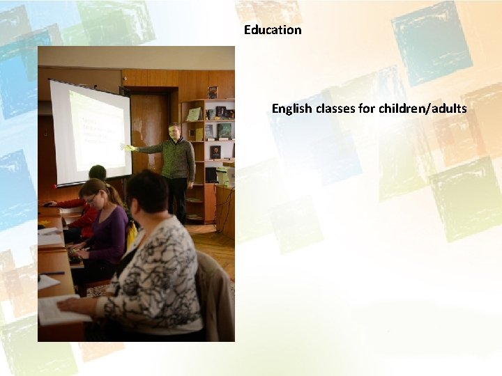 Education English classes for children/adults 