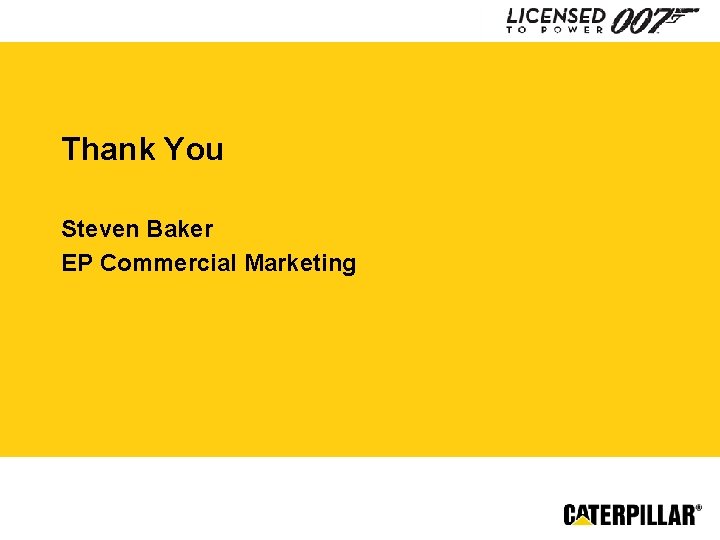 Thank You Steven Baker EP Commercial Marketing 