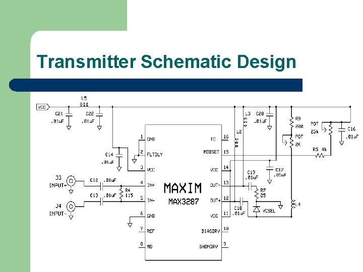 Transmitter Schematic Design 