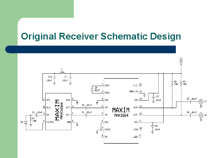 Original Receiver Schematic Design 