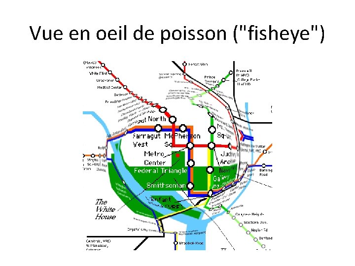 Vue en oeil de poisson ("fisheye") 