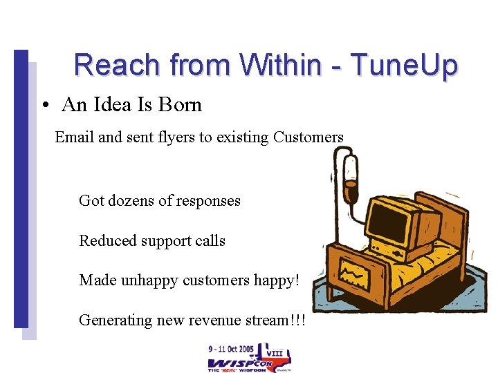 Reach from Within - Tune. Up • An Idea Is Born Email and sent