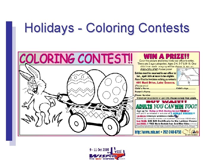 Holidays - Coloring Contests 