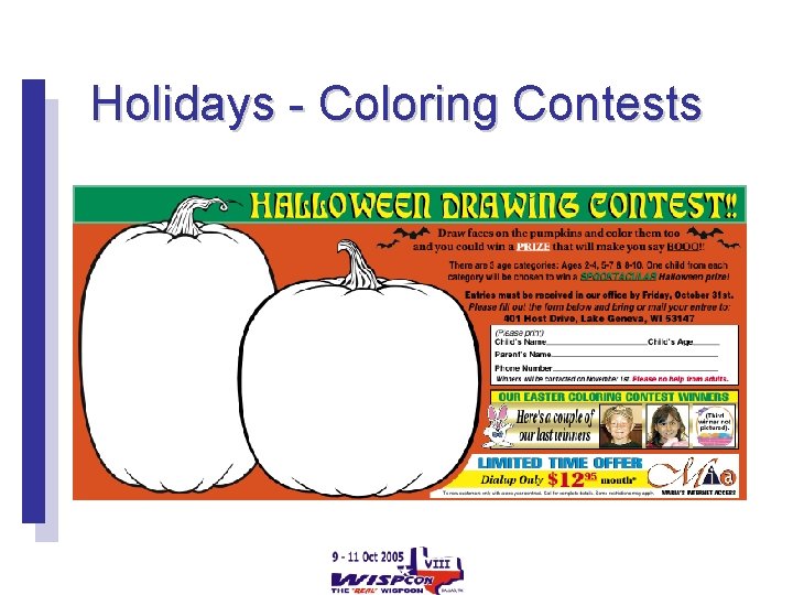 Holidays - Coloring Contests 