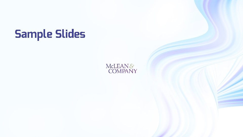 Sample Slides 