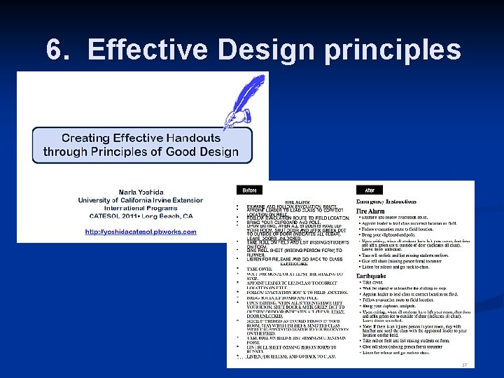 6. Effective Design principles 