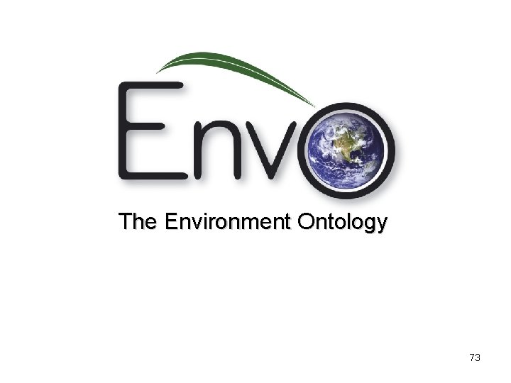 The Environment Ontology 73 