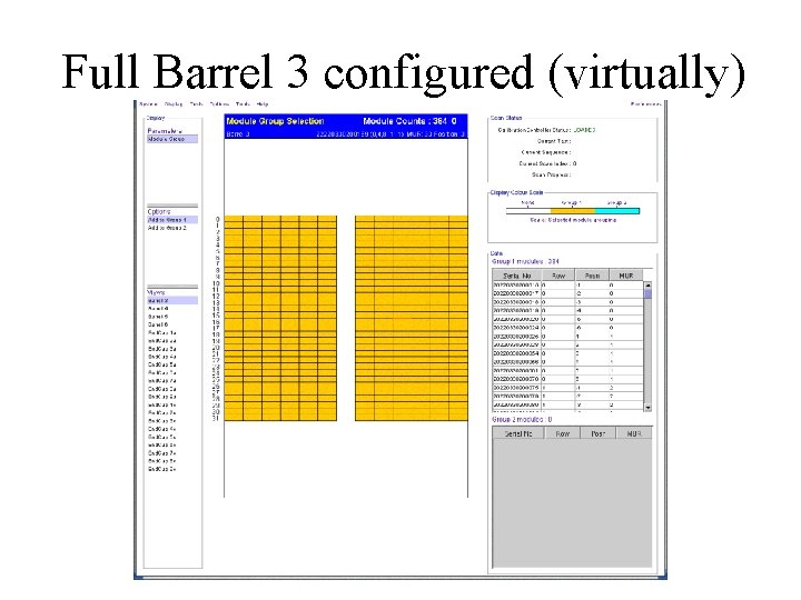 Full Barrel 3 configured (virtually) 
