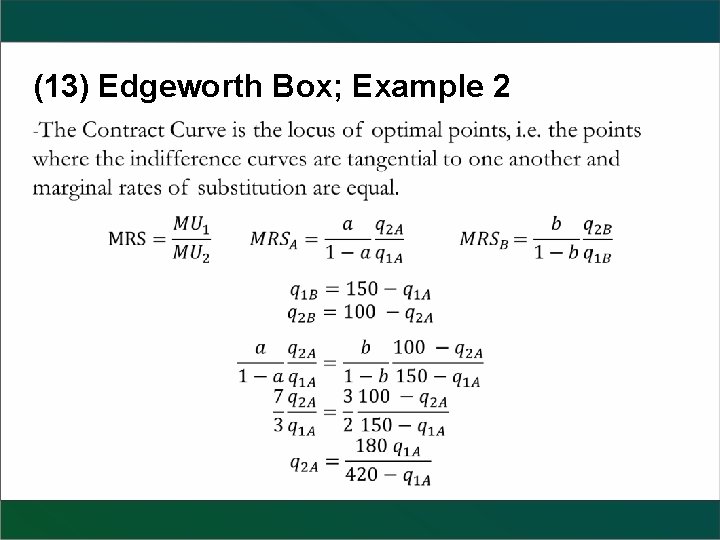 (13) Edgeworth Box; Example 2 