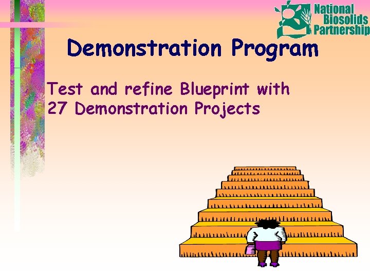 Demonstration Program Test and refine Blueprint with 27 Demonstration Projects 