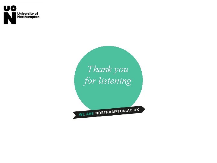 Thank you for listening 