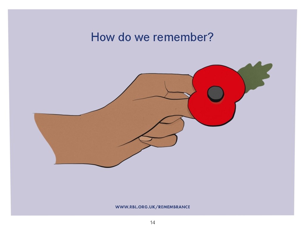 How do we remember? 14 