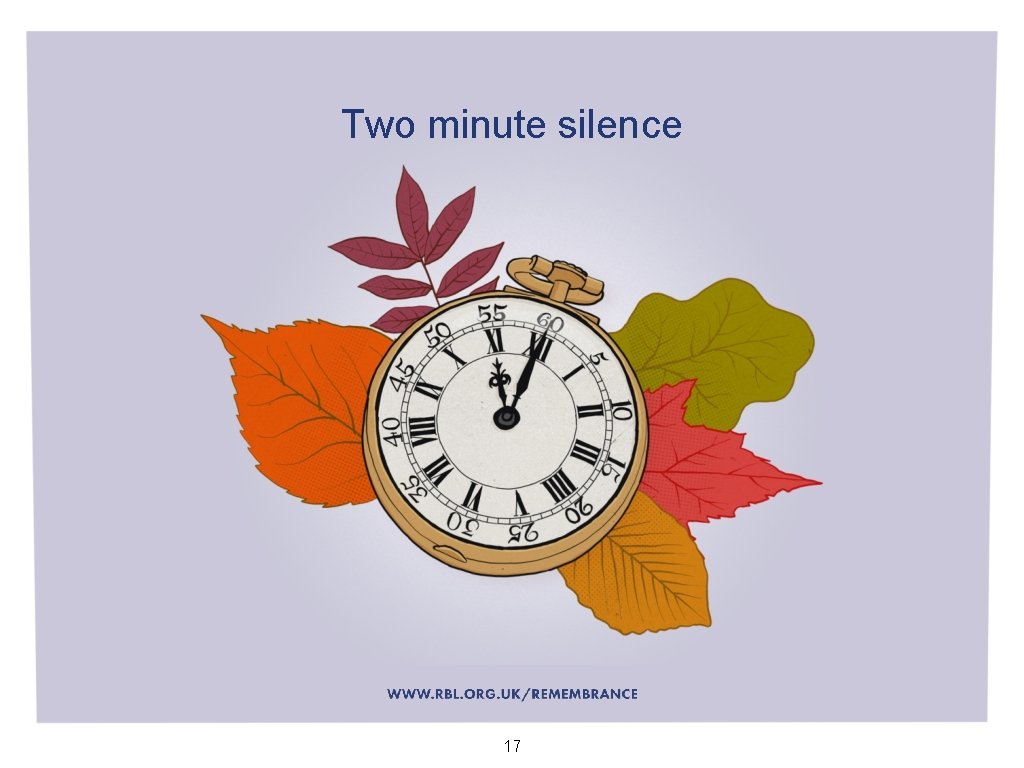 Two minute silence 17 